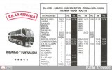 Pasajes Tickets y Boletos T.A. La Estrella Metalsur Fase DP Scania K113TL 8X2