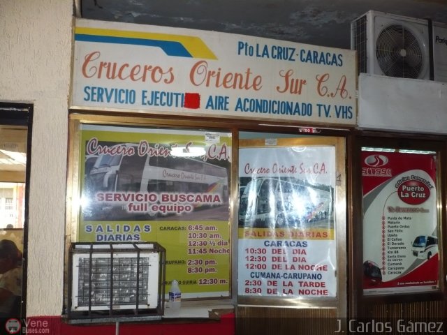 Garajes Paradas y Terminales Puerto La Cruz por J. Carlos G�mez