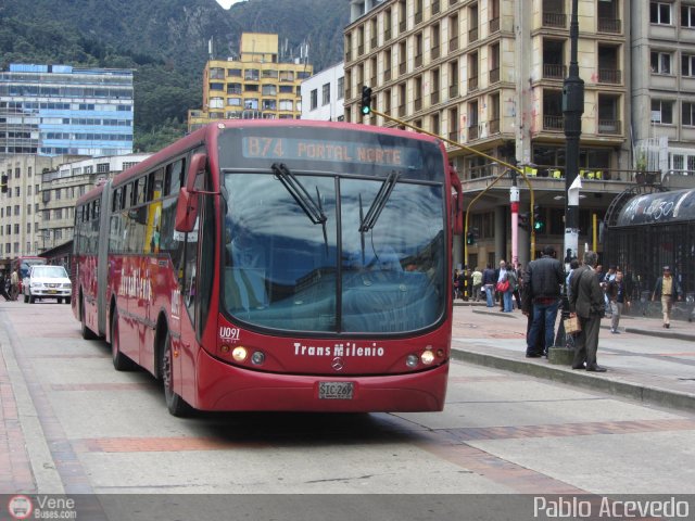 TransMilenio U091 por Pablo Acevedo