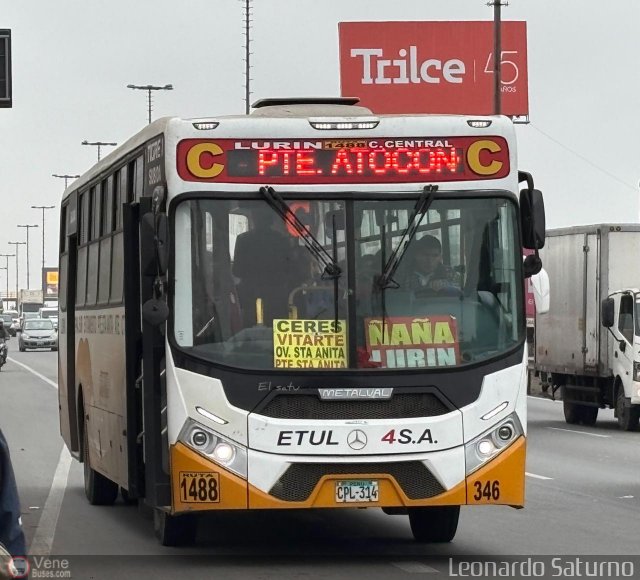E.T. Urbano Lnea 4 S.A. 346 por Leonardo Saturno