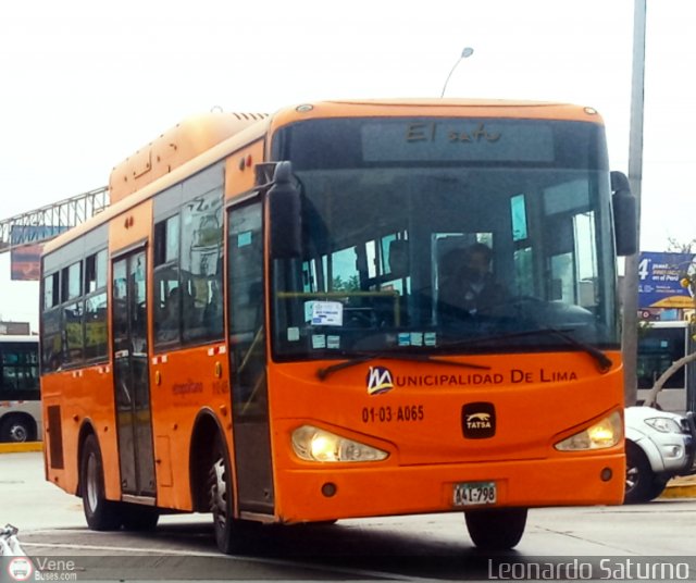 Consorcio Metropolitano de Lima A065 por Leonardo Saturno