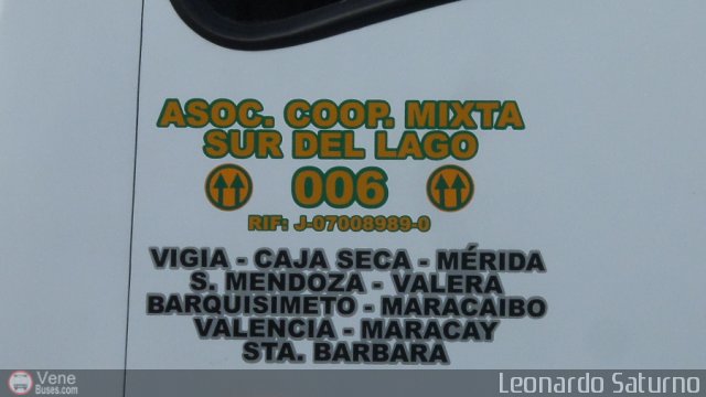 A.C. Sur del Lago R.L. 006 por Leonardo Saturno