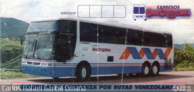 Pasajes Tickets y Boletos Expresos San Cristobal por J. Carlos Gámez