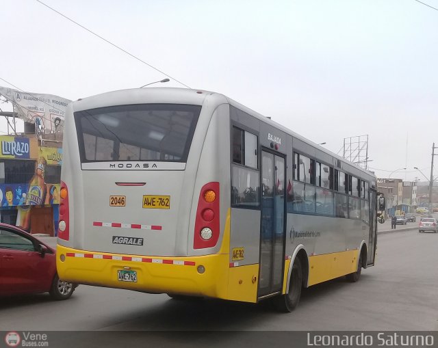 Per Bus Internacional - Corredor Amarillo 2046 por Leonardo Saturno