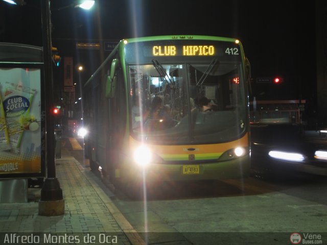 Metrobus Caracas 412 por Alfredo Montes de Oca