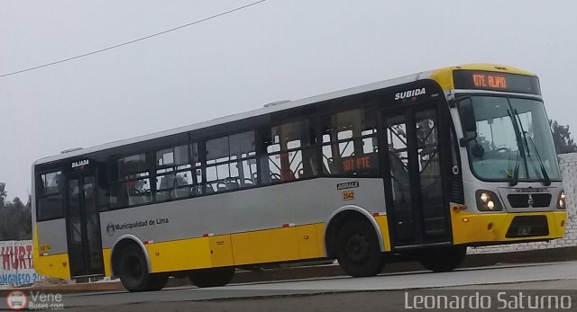 Per Bus Internacional - Corredor Amarillo 2042 por Leonardo Saturno