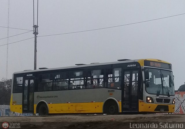 Per Bus Internacional - Corredor Amarillo 2043 por Leonardo Saturno