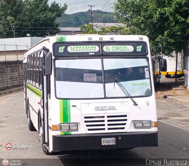 TA - Uni�n Transporte El Corozo S.A. 18 por C�sar Ram�rez