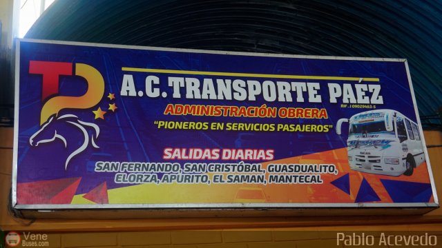 Garajes Paradas y Terminales Apure por Pablo Acevedo