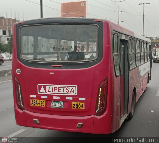 Lnea Peruana de Transportes S.A. 112 por Leonardo Saturno