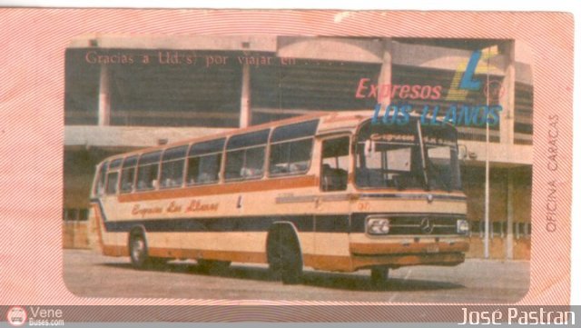 Pasajes Tickets y Boletos Expresos Los Llanos Boleto 03 por Jos Pastran