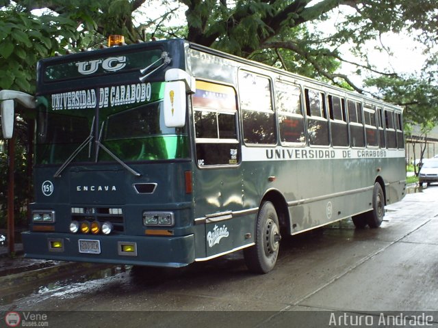 Universidad de Carabobo 151 por Arturo Andrade