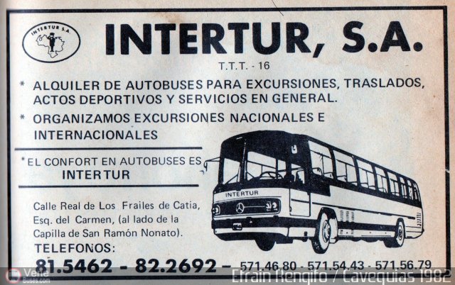 Cat�logos Folletos y Revistas Caveguias 1982 por Luis Figuera