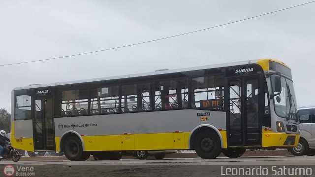 Per Bus Internacional - Corredor Amarillo 2021 por Leonardo Saturno