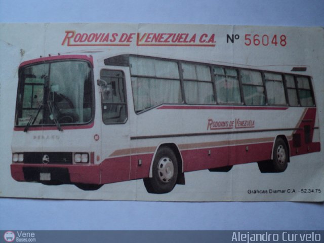 Pasajes Tickets y Boletos Rodovias de Vzla por Alejandro Curvelo