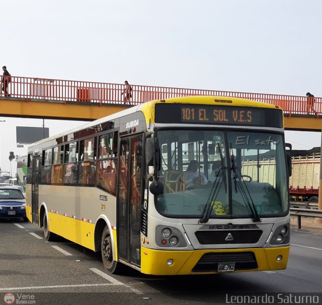 Per Bus Internacional - Corredor Amarillo 2018 por Leonardo Saturno