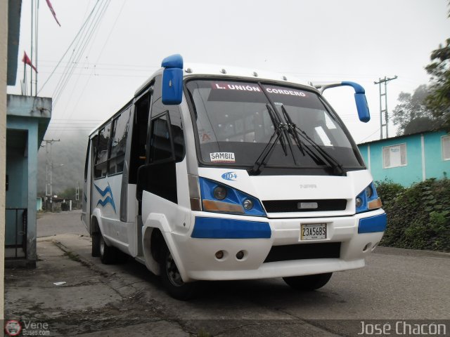 Lnea Unin Cordero 104 por Jos Luis Chacn