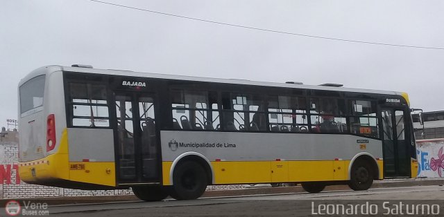 Per Bus Internacional - Corredor Amarillo 2016 por Leonardo Saturno