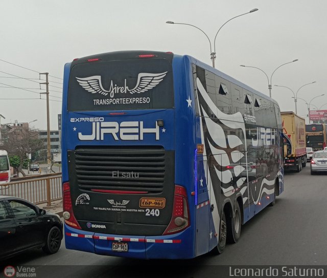 Transporte Expreso Jireh E.I.R.L. 240 por Leonardo Saturno