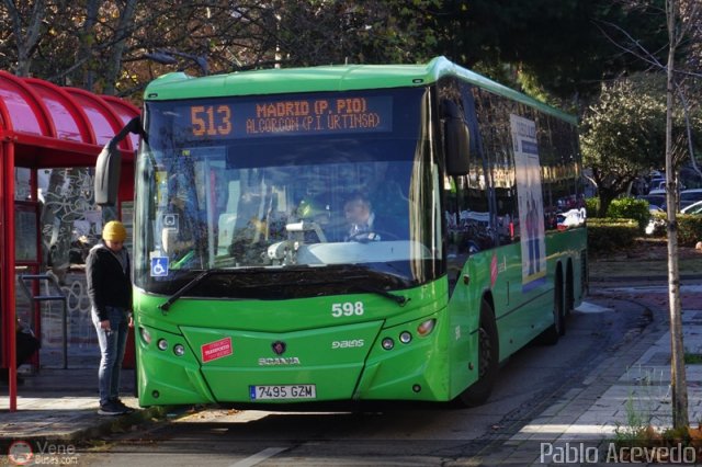 Consorcio Transportes Madrid 598 por Pablo Acevedo