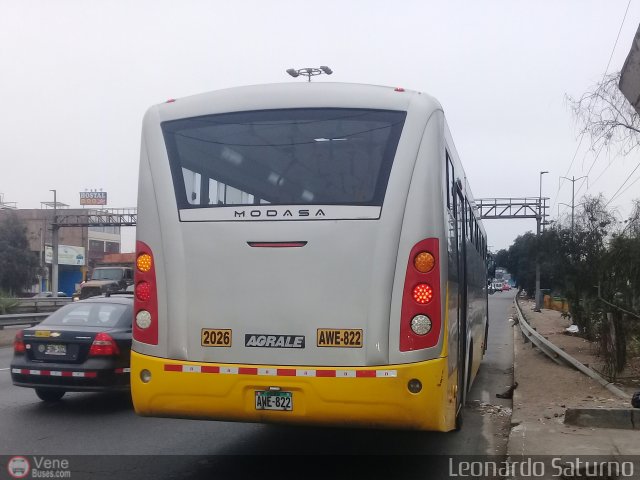 Per Bus Internacional - Corredor Amarillo 2026 por Leonardo Saturno