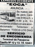 Pasajes Tickets y Boletos Expresos Occidente